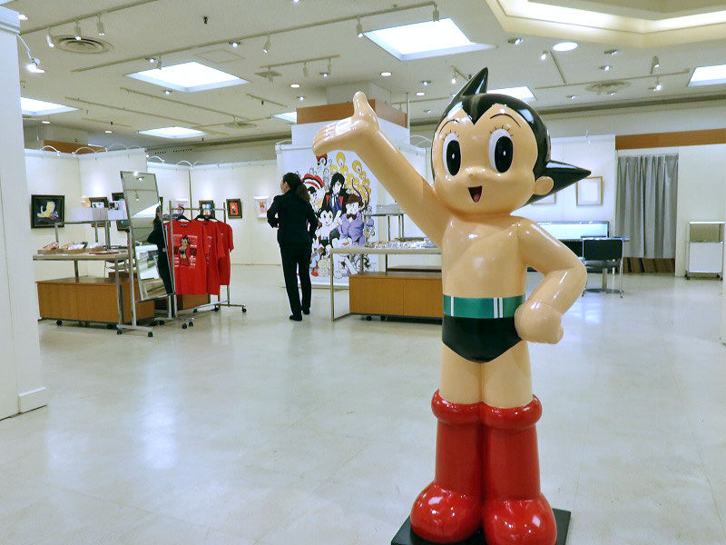 千里阪急の5階で「手塚治虫 版画展」やってる／『鉄腕アトム』や